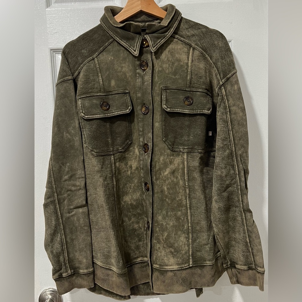 Anthropologie Pilcro Shirt Jacket